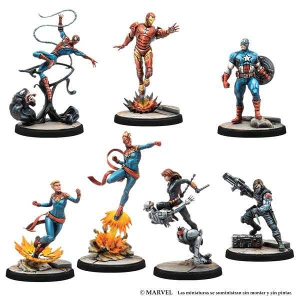 Marvel Crisis Protocol - Caja Inicial Los más Poderosos de la Tierra - Imagen 3