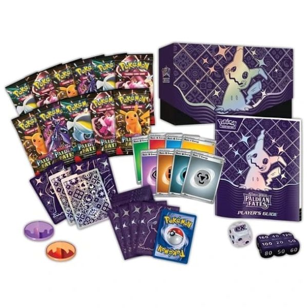POKEMON TCG SCARLET & VIOLET - DESTINOS DE PALDEA CAJA DE ENTRENADOR ELITE ESPAÑOL - Imagen 2