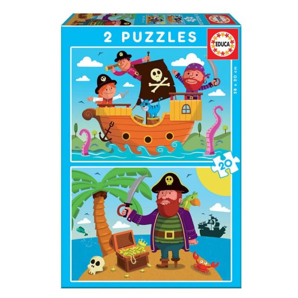 PUZZLE 2×20 PIRATAS